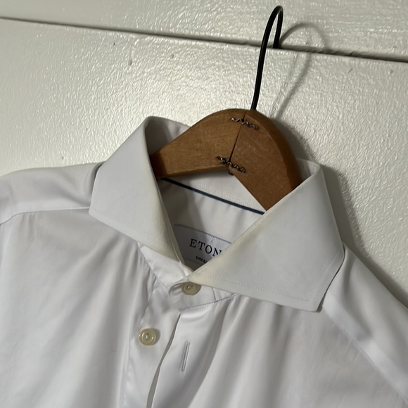 Eton super slim dress shirt in size 15.5 neck - Picture 6 of 9